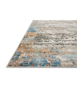 Loloi Bianca BIA-07 ASH / MULTI Area Rug 2 ft. 8 in. X 10 ft. 6 in. Rectangle