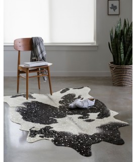 Loloi Bryce BZ-01 BLACK / SILVER Area Rug 3 ft. 10 in. X 5 ft. Rectangle