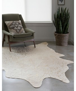 Loloi Bryce BZ-08 IVORY / CHAMPAGNE Area Rug 3 ft. 10 in. X 5 ft. Rectangle