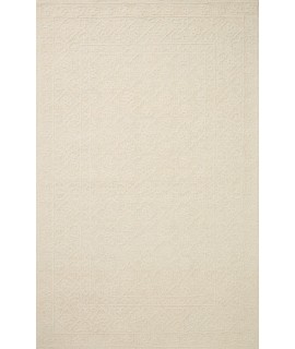 Loloi Cecelia CEC-01 Ivory / Ivory Area Rug 2 ft. 6 in. X 9 ft. 9 in. Rectangle
