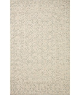 Loloi Cecelia CEC-01 Mist / Ivory Area Rug 2 ft. 6 in. X 9 ft. 9 in. Rectangle