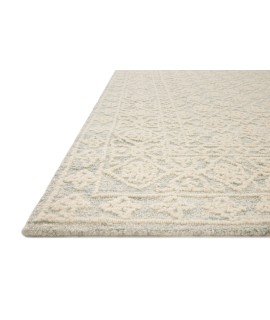 Loloi Cecelia CEC-01 Mist / Ivory Area Rug 2 ft. 6 in. X 9 ft. 9 in. Rectangle