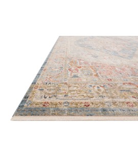 Loloi Claire CLE-04 BLUE / MULTI Area Rug 2 ft. 7 in. X 9 ft. 6 in. Rectangle