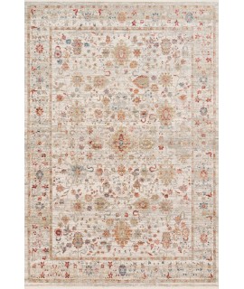 Loloi Claire CLE-05 IVORY / MULTI Area Rug 2 ft. 7 in. X 9 ft. 6 in. Rectangle