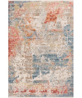 Loloi Claire CLE-07 GREY / MULTI Area Rug 2 ft. 7 in. X 9 ft. 6 in. Rectangle