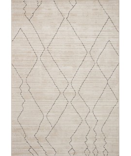 Loloi Darby DAR-03 Sand / Charcoal Area Rug 2 ft. 7 in. X 10 ft. 0 in. Rectangle