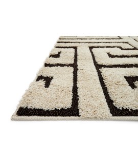 Loloi Enchant EN-28 IVORY / BROWN Area Rug 7 ft. 7 in. X 7 ft. 7 in. Square