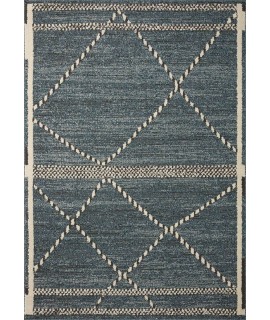 Loloi Fabian FAB-01 Denim / Charcoal Area Rug 7 ft. 10 in. X 7 ft. 10 in. Square
