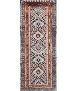 Loloi Fiona B20345 Coral / Blue Area Rug 2 ft. 0 in. X 5 ft. 0 in. Rectangle