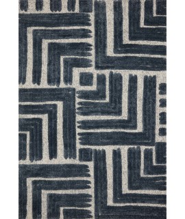 Loloi Hagen HAG-05 Blue / White Area Rug 2 ft. 7 in. X 10 ft. 10 in. Rectangle