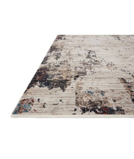 Loloi Leigh LEI-05 Ivory / black Area Rug 2 ft. 7 in. X 10 ft. 10 in. Rectangle