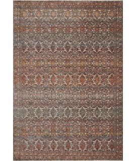 Loloi Lourdes LOU-03 Stone / Multi Area Rug 5 ft. 7 in. X 5 ft. 7 in. Round