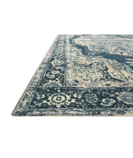 Loloi Mika MIK-01 DK BLUE / DK BLUE Area Rug 2 ft. 5 in. X 11 ft. 2 in. Rectangle