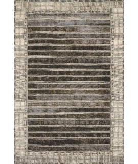 Loloi Mika MIK-07 black / IVORY Area Rug 2 ft. 5 in. X 11 ft. 2 in. Rectangle