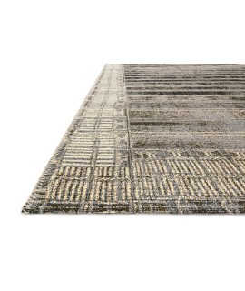 Loloi Mika MIK-07 black / IVORY Area Rug 2 ft. 5 in. X 11 ft. 2 in. Rectangle