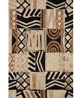 Loloi Nala NAL-02 TOBACCO / NATURAL Area Rug 3 ft. 0 in. X 3 ft. 0 in. Round