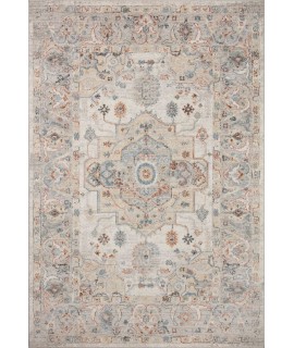 Loloi Odette ODT-09 Ivory / Multi Area Rug 5 ft. 3 in. X 5 ft. 3 in. Round