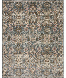 Loloi Saban SAB-04 BLUE / SAND Area Rug 3 ft. 9 in. X 3 ft. 9 in. Round