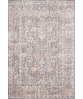 Loloi Skye SKY-01 GREY / APRICOT Area Rug 6 ft. 0 in. X 6 ft. 0 in. Round