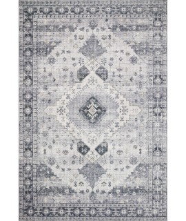 Loloi Skye SKY-02 SILVER / GREY Area Rug 6 ft. 0 in. X 6 ft. 0 in. Round
