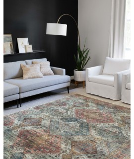 Loloi Skye SKY-06 APRICOT / MIST Area Rug 6 ft. 0 in. X 6 ft. 0 in. Round