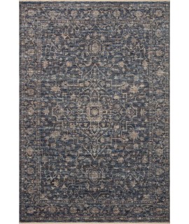 Loloi Sorrento SOR-01 Midnight / Natural Area Rug 3 ft. 11 in. X 3 ft. 11 in. Round