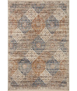 Loloi Sorrento SOR-02 Ivory / Multi Area Rug 3 ft. 11 in. X 3 ft. 11 in. Round