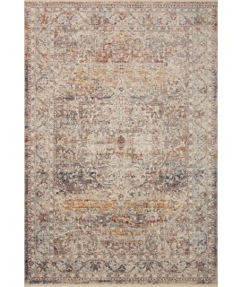 Loloi Sorrento SOR-04 Natural / Multi Area Rug 3 ft. 11 in. X 3 ft. 11 in. Round