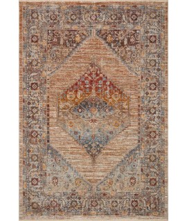 Loloi Sorrento SOR-06 Multi / Sunset Area Rug 7 ft. 10 in. X 7 ft. 10 in. Round