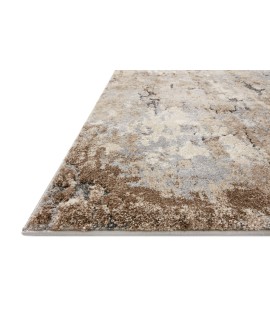 Loloi Theory THY-09 DOVE / BARK Area Rug 2 ft. 7 in. X 10 ft. 10 in. Rectangle