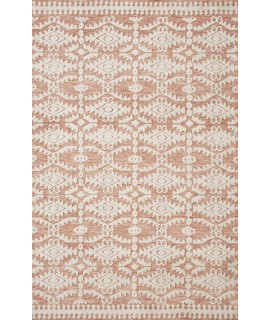 Loloi Yeshaia YES-06 TERRACOTTA / IVORY Area Rug 9 ft. 3 in. X 13 ft. Rectangle