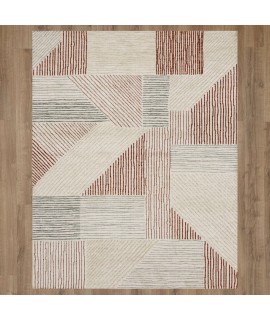 Karastan Bow Central Valley Red 5' 3X7' 10 Area Rug