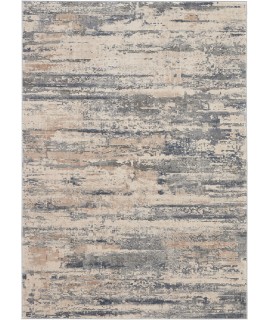 Nourison Rustic Textures - Rus04 Beige Grey Area Rug 5 ft. 3 X 7 ft. 3 Rectangle