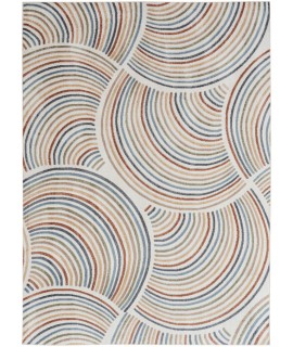 Nourison Astra Washables - Asw08 Ivory Multicolor Area Rug 7 ft. 10 in. X 10 ft. Rectangle