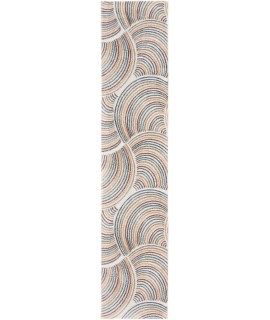 Nourison Astra Washables - Asw08 Ivory Multicolor Area Rug 2 ft. 2 in. X 10 ft. Runner