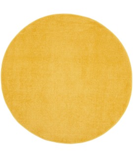 Nourison Essentials - Nre01 Yellow Area Rug 4 ft. X Round