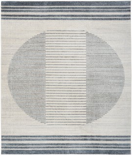 Nourison Astra Washables - Asw05 Ivory Blue Area Rug 7 ft. 10 in. X 10 ft. Rectangle