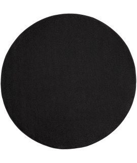 Nourison Essentials - Nre01 Black Area Rug 10 ft. X Round