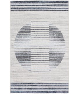 Nourison Astra Washables - Asw05 Ivory Blue Area Rug 3 ft. 3 in. X 5 ft. Rectangle