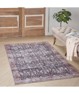 Nourison Grand Washable - Grw06 Navy Ivory Area Rug 4 ft. X 6 ft. Rectangle