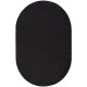 Nourison Essentials - Nre01 Black Area Rug 6 ft. X 9 ft. Oval Oval