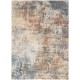 Nourison Astra Washables - Asw07 Multicolor Area Rug 6 ft. 7 in. X 9 ft. Rectangle