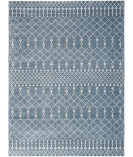 Nourison Astra Washables - Asw10 Blue Area Rug 7 ft. 10 in. X 10 ft. Rectangle