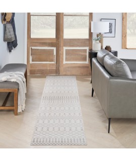Nourison Astra Washables - Asw10 Ivory Area Rug 2 ft. 2 in. X 12 ft. Runner