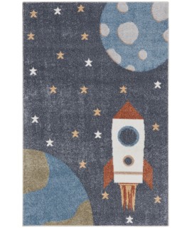 Nourison Astra Washables - Asw06 Sky Blue Area Rug 3 ft. 3 in. X 5 ft. Rectangle