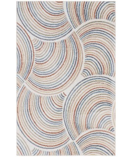 Nourison Astra Washables - Asw08 Ivory Multicolor Area Rug 4 ft. X 6 ft. Rectangle