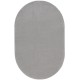 Nourison Essentials - Nre01 Silver Grey Area Rug 6 ft. X 9 ft. Oval Oval