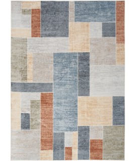 Nourison Astra Washables - Asw09 Multicolor Area Rug 6 ft. 7 in. X 9 ft. Rectangle