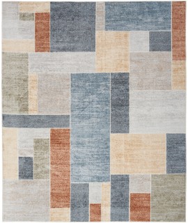 Nourison Astra Washables - Asw09 Multicolor Area Rug 9 ft. X 12 ft. Rectangle