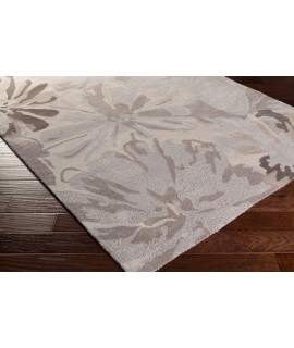 Surya Athena ATH5135 Taupe Light Gray Area Rug 9 ft. 9 in. Round